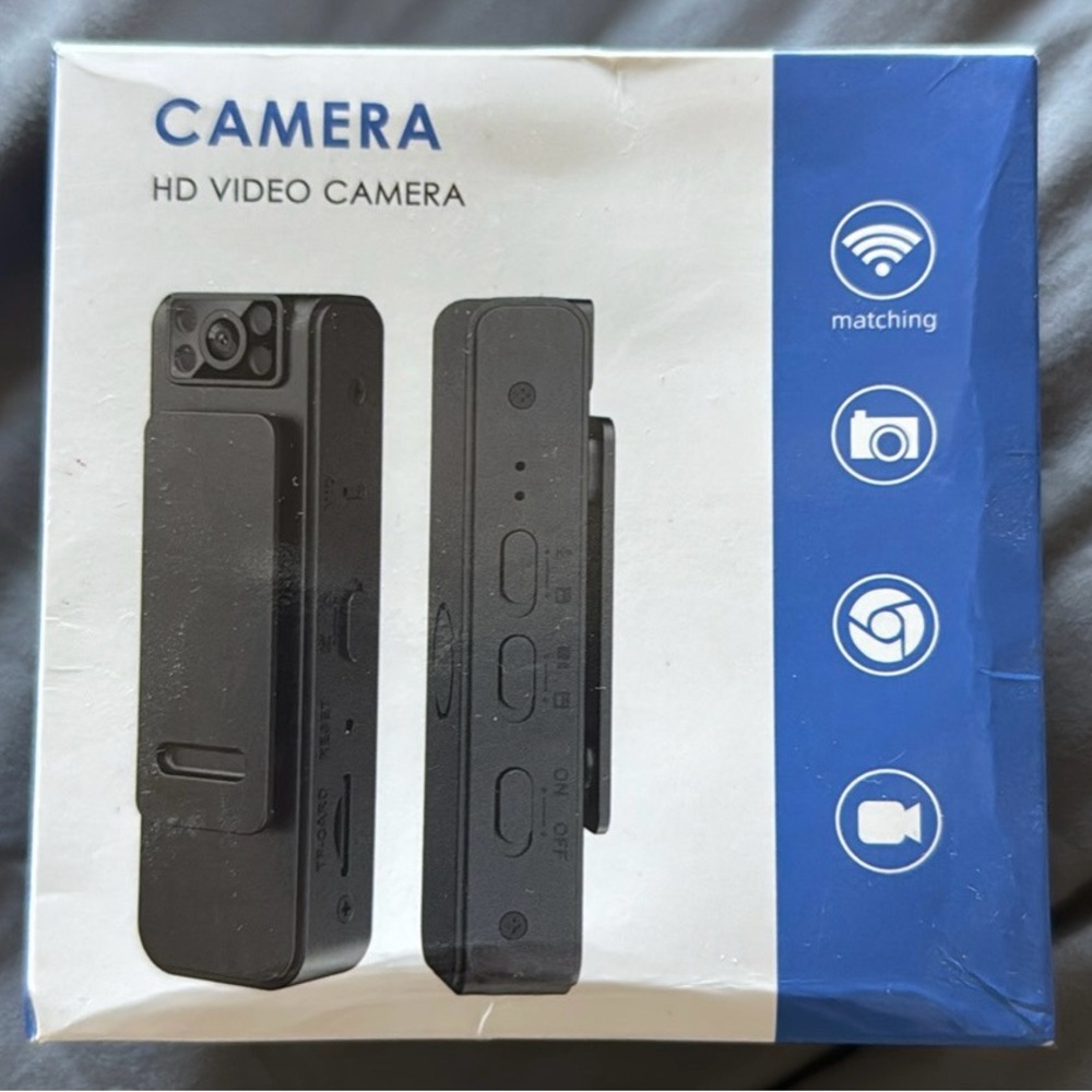 Compact Black HD Video Camera